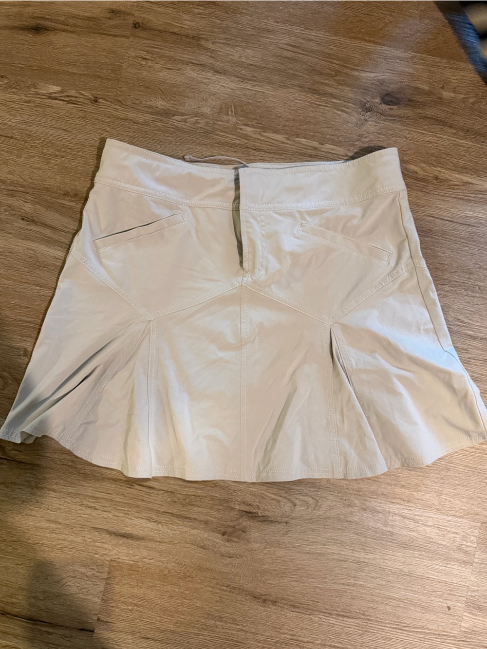 Athleta Cream Mini Skirt